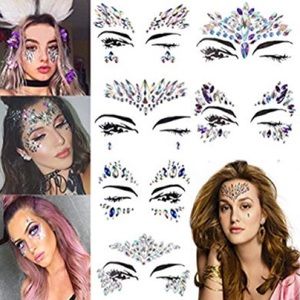 (C) Adhesive Facial Jewels